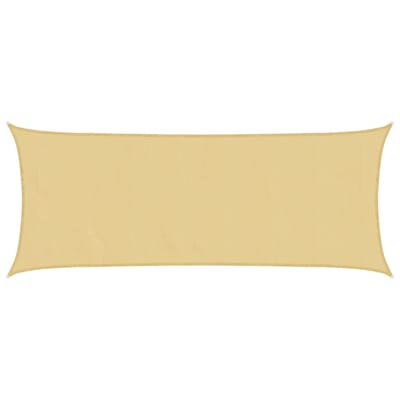 vidaXL - Zonnezeil - 4,5x2 - m - 100% - polyester - oxford - zandkleurig