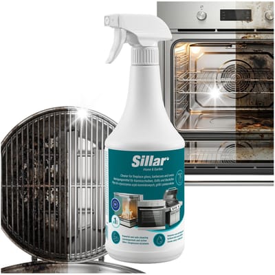 Sillar Keukenreiniger 600 ml – Ovenreiniger – Voor ovens, grills, open haarden en aangebrand vet – verwijdert vet, aangebrande resten en aanslag