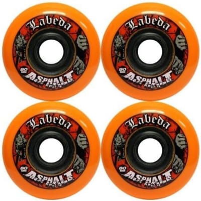 Inline Wielen - Skeeler Wielen - Buiten Rijden - Duurzaam Materiaal - 80 mm - Zwart