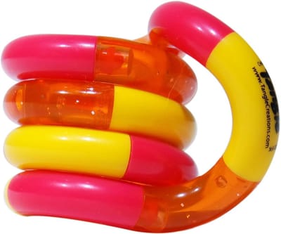 Tangle Junior Classic - paars rood geel - The Original Fidget