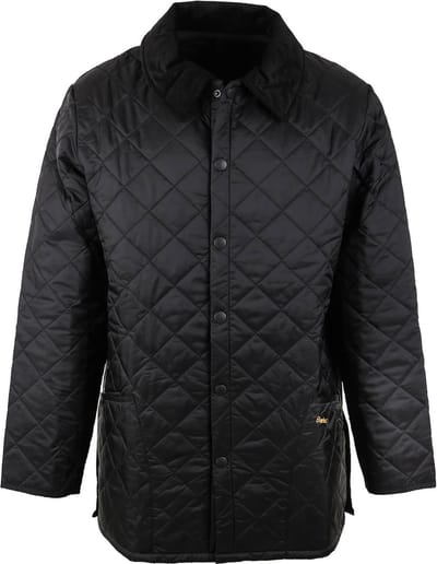 Barbour Liddesdale Quilt Zwart - Maat L - Heren - Gewatteerde jassen