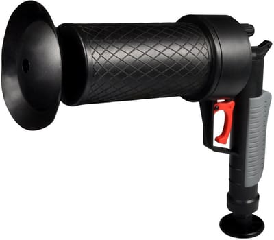 OmGoods - Dailygoody - High Pressure Drain Bottle Opener - Ontstopper - Eenvoudig in gebruik - Zwart - Afvoerreiniger - Effectief tegen verstoppingen - Geschi