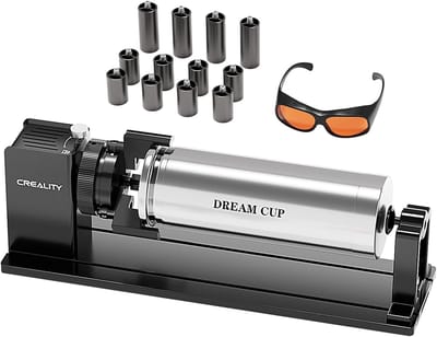 Graveer Accessoire - Rotary Kit - Cilindrisch Graveren - Upgrade Pakket - 39 cm Lengte - Zwart