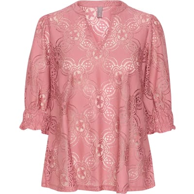 Blouse met lange mouwen Relaxed fit Old Rose