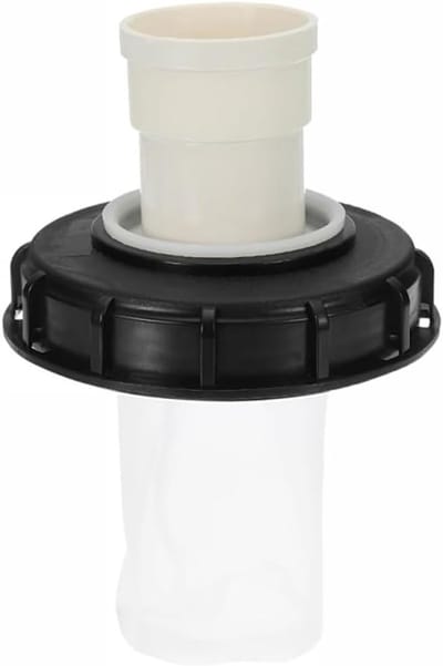 Lid Filter voor IBC Container, 165 mm, 180 Graden, Verticale Nylon Deksel, Wasbaar Waterfilter voor Regenwater en Opslagtanks