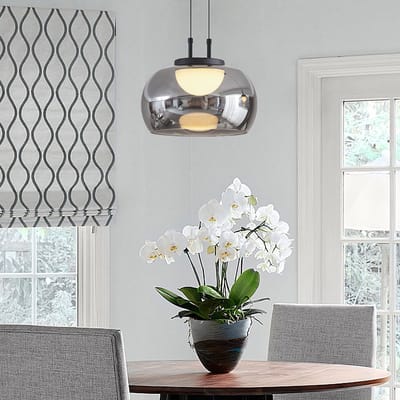 LumenXL LumenXL - Hanglamp - smoke glas - 3-staps dim - Mette