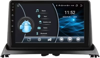 Autoradio met bluetooth - Carplay - Voor Renault Clio 2 (2000-2012) - Geschikt voor Apple en Android - Stereo - Navigatie - Navigatiesysteem auto - 2GB 32GB