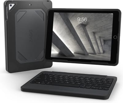 ZAGG Rugged Messenger Keyboard Case Geschikt voor de iPad Mini 5 (2019) / Mini 4 (2015) - Zwart
