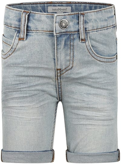Koko Noko Jongens Loose Fit Jeans shorts - Blue jeans
