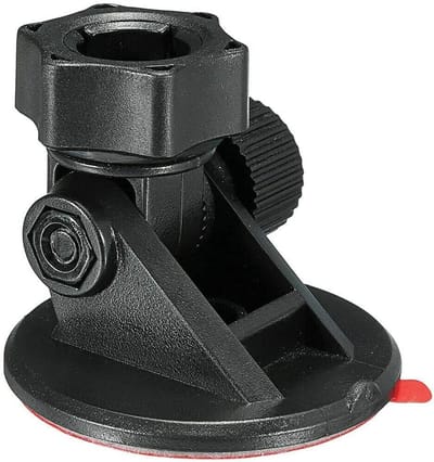 Autohouder - Reserveonderdeel Camera - Ritgegevens Vastleggen - Lichtgewicht Mini Formaat - 37 mm Lijm - Zwart