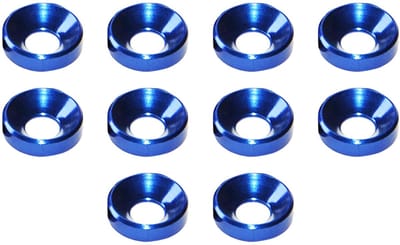 Dailygoods- Wasmachine Verzonken - 10 Stuks Sluitringen - Aluminiumlegering - Geanodiseerd - Compact en Lichtgewicht - Universele Pasvorm - Sluitring
