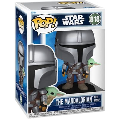 Star Wars Mandalorian & Grogu vinylfiguur 818 Unisex Funko Pop! - Neutraal - Standard