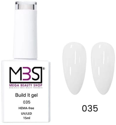 Biab gel/Build It gel HEMA-Free 15ml. (035) Milky - Biab - Builder Gel - Biab nagellak - build it gel