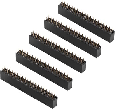 5 Stuks 2x20 Pins 2.53m GPIO Header Vrouwelijk Lange Header Pins Dual Row voor Raspberry Pi Accessoires