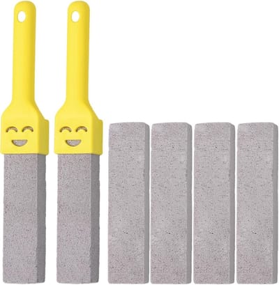Pumice Steentjes voor WC Reiniging met Handvatten, 6-Delige Set