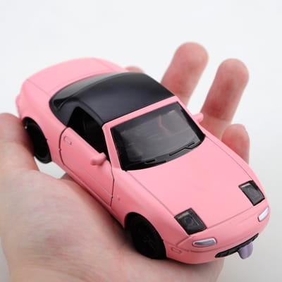 (Boîte en carton ondulé) Échelle 1/36, Voiture Jouet Style Miyata, Fonction Ressort Puissante, Moulage en Métal, Jouet pour Garçon, Le Meilleur Cadeau.