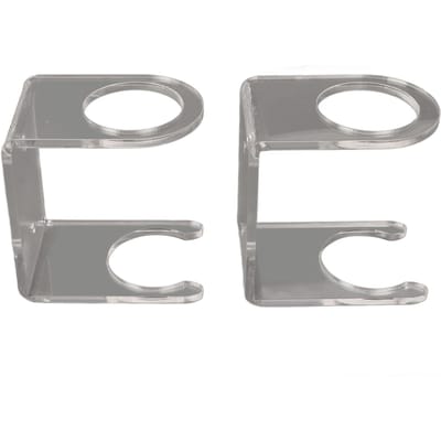 2 PCS Support Mural pour Batte de Baseball Support Mural en Acrylique pour Balle Étagère d'Exposition pour Batte de Baseball pour Maison Stade Bureau