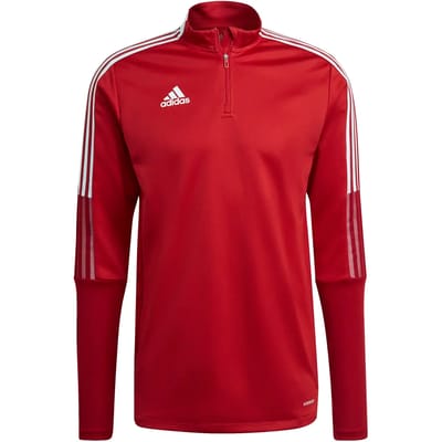 Adidas Tiro 21 Ziptop Heren - Rood | Maat: XL
