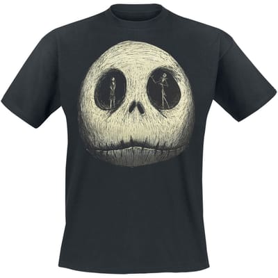 The Nightmare Before Christmas - Disney T-shirt - Jack - Sally - Skull - S tot 3XL - voor Mannen - zwart