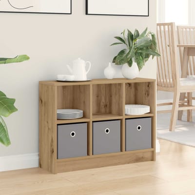 vidaXL - Dressoir - Artisan - Eiken - 73,5 - x - 22,5 - x - 53,5 - cm