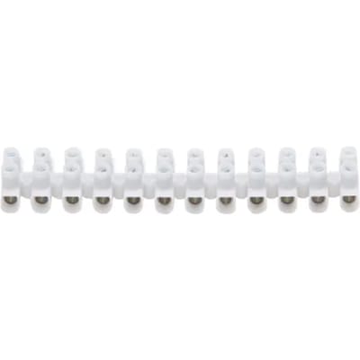 KOPP kroonstrip / kroonsteentjes | 2 x 12 stuks | 4.0 - 6.0 mm² | wit
