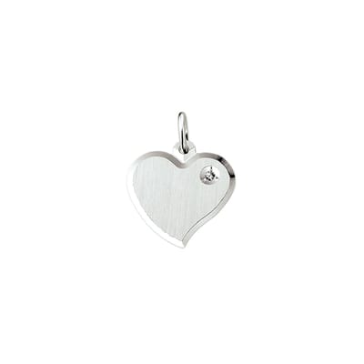 zilver gerhodineerd graveerhart zirkonia 1321699