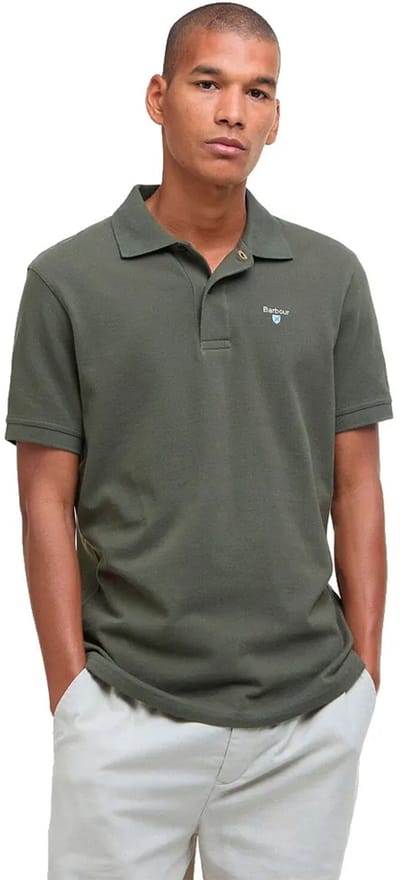 Barbour Original Sports Korte Mouw Poloshirt Groen M Man