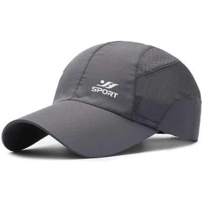 Lente Zomer Nieuwe Sport Hoeden Mannen Zon Hoeden Buiten Sneldrogend Stof Baseball Net Hoeden Zonbescherming Ademende Hoeden Adjustable gray