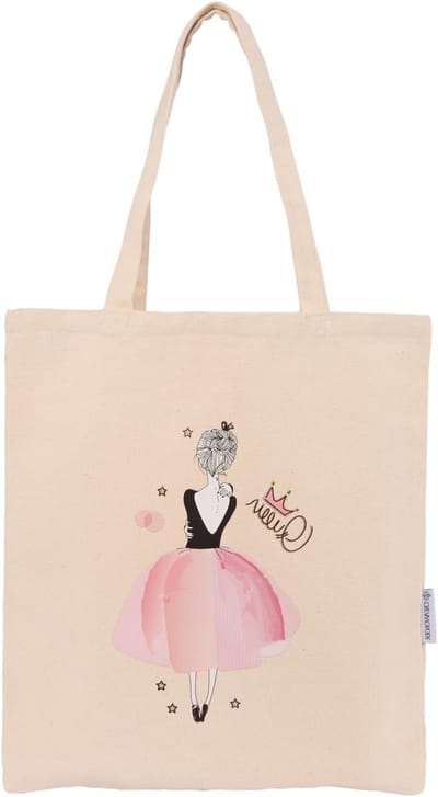 Duurzame Canvas Tote Bag met Handvatten voor Herbruikbaar Boodschappen doen en Winkelen
