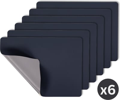 Placemat TRAMONTANA, SET/6, 32x44cm, donkerblauw-grijs