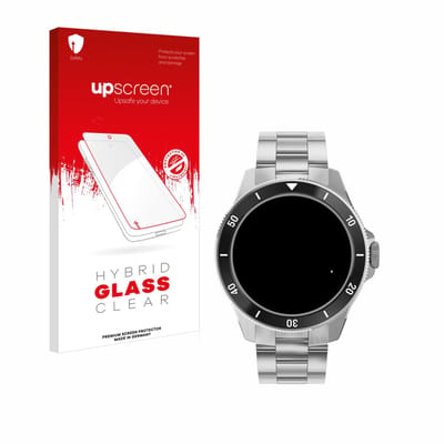 upscreen - Screenprotector voor Withings ScanWatch Nova (42 mm) - Folie Beschermfolie Beschermglas transparant