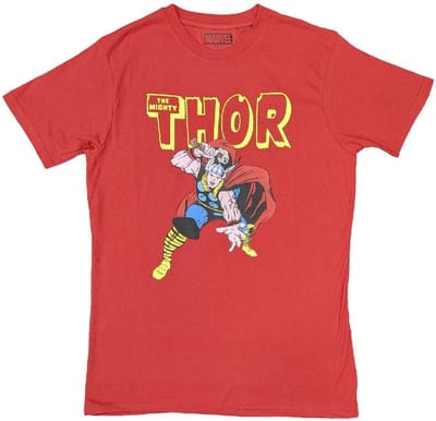 Marvel Thor - Hammer Heren T-shirt - S - Rood