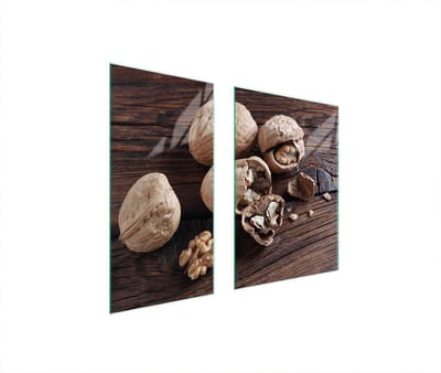 TMK ArtDeko - Snijplank - Glas - Orzech - 75x52 cm