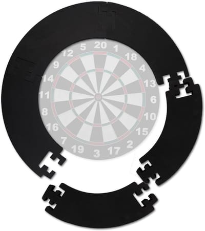 Dailygoods - Dartboard Surround: Eva Dart muurbescherming, opvangring dartbord beschermring, dart surround opvangring voor 45 cm dartbord, buitenring 71,5 cm, voorkomt schade aan muren