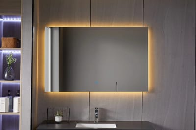 Badkamerspiegel met Verlichting - Anti Condens Verwarming - Badkamerspiegel - Badkamerspiegels - 60 x 60 cm - Bella Mirror
