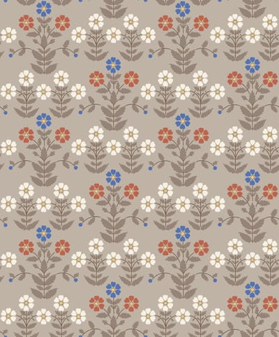Boråstapeter Vliesbehang 4813 - New Heritage - Botanisch Taupe - 53cm x 10.05m