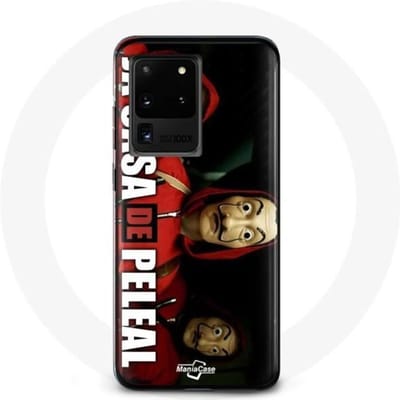 Coque - La casa de papel - Samsung Galaxy S20 Ultra - Noir - Souple - Protection