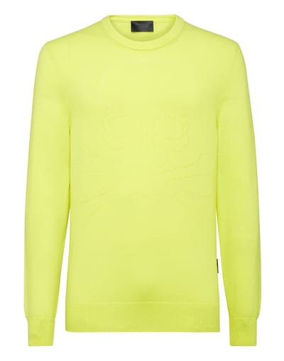 Pullover Ronde Hals Skull And Plein