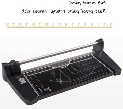 Papier Snijmachine - Verticale Snijder - Documenten Snijden - Robuust Ontwerp - A4 Formaat - Wit