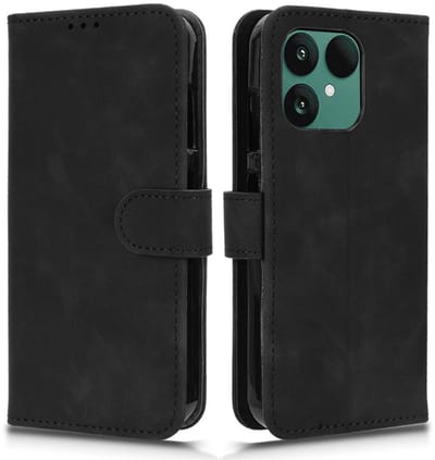 Telestore - Mat zwart agenda book case hoesje - telefoonhoesje geschikt voor Fairphone 6 / Fairphone 6+