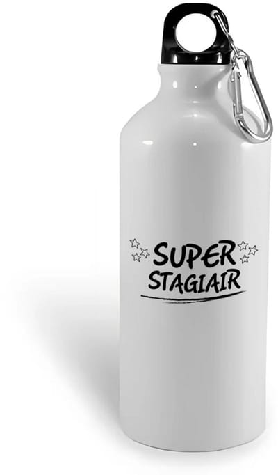 Hacebo® - Super stagiair waterfles - Stagiair - beste stagiair - werk - afscheidscadeau - verjaardagscadeau - kado - water fles - 400ML