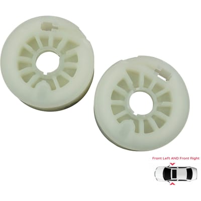 BWR5222+BWR5223 Engrenage de Roue Dentée de Bobine de Réparateur de Lève-Vitre Poulie Porte Avant Gauche Droite pour Hyundai Elantra MK4 HD Sonata MK5 NF 2005-2008 Tucson MK3 TL