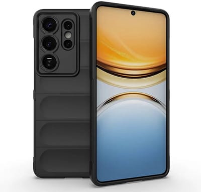 MobyDefend Hoesje - Geschikt voor Samsung Galaxy S26 Ultra - TPU Gripcase - Zwart