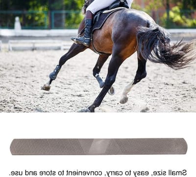 Hoornaal voor Paardenhoeven van Hoogwaardig Koolstofstaal - Dubbelzijdig Hoefmes voor Vakkundige Hoefverzorging en Farrier Gereedschap
