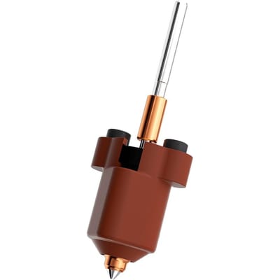 Creality K1C Keramisch Verwarmingsblok Kit—Snelwissel Nozzle Kit met Hoge Thermische Geleidbaarheid Hoog brown