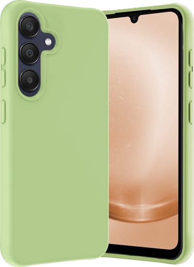 Hoes - Geschikt voor Samsung Galaxy A25 - Sterk & Shockproof - Hoesje Cover - Siliconen Case - Groen