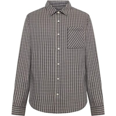 Geruit overhemd met lange mouwen KnowledgeCotton Apparel Dune