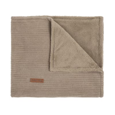 Baby's Only Ledikantdeken teddy - Baby deken Sense - Dekentje voor jongens en meisjes - 2.6 TOG - 100x135 cm - Clay - Rib corduroy stof - Herfst & winter deken