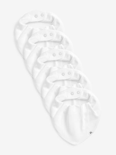 Next - Pasgeboren unisex - Verpakking met 5 babyslabbetjes - Wit