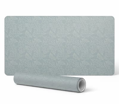 Decoratieve tafelmat met hoogwaardige print van eikenbladeren, 90x45 cm